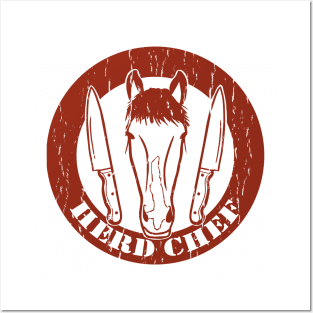 Herd Chef - Red Posters and Art